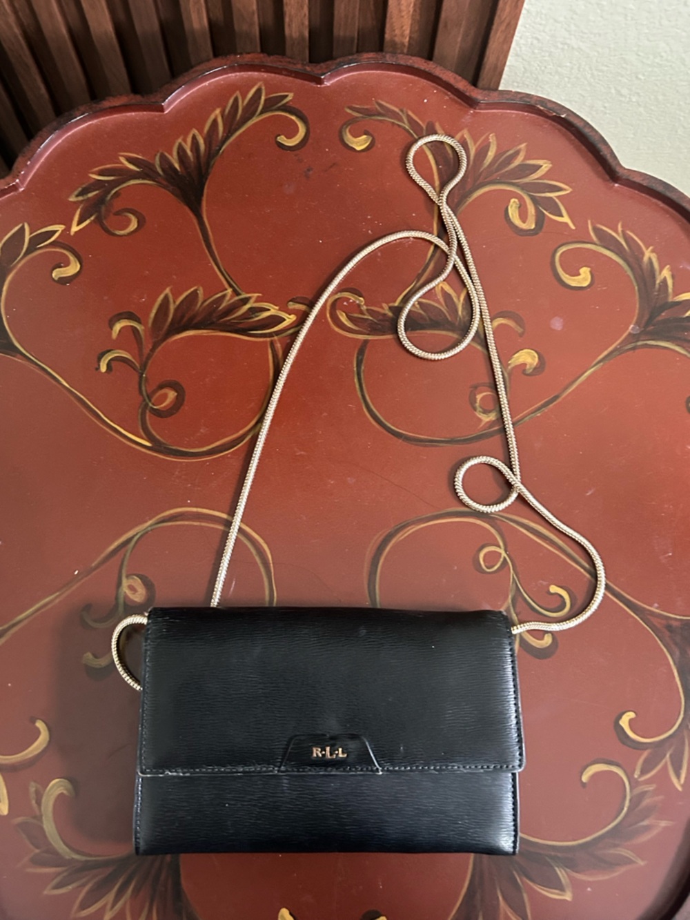 Lauren Ralph Lauren Black Crossbody Bag